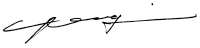 CEO signature